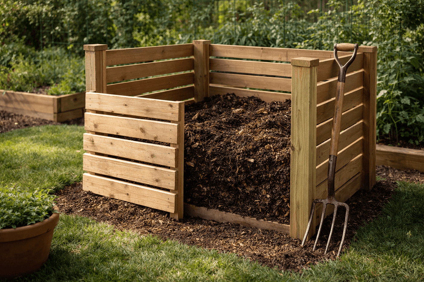 Break It Down: Build a Slatted Compost Bin for $45