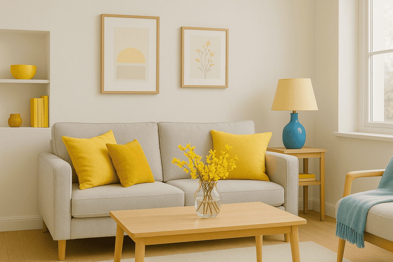 Sunshine Spots: Decorating with Pops of Yellow